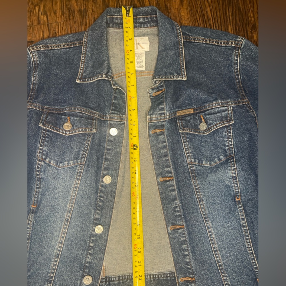 Vintage 1967 Calvin Klein Jeans denim Jacket Hong Kong | US size medium - Picture 6 of 8